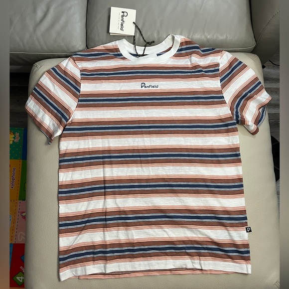 NWT - Penfield Men’s Bear Ombré Stripe T Shirt - Size L - Picture 4 of 9